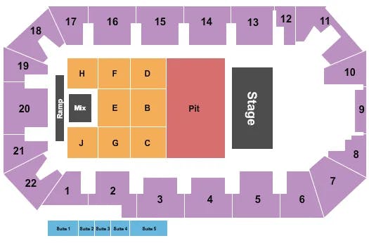  WALKER HAYES Seating Map Seating Chart