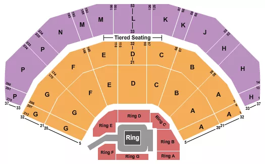 3ARENA DUBLIN WWE Seating Map Seating Chart