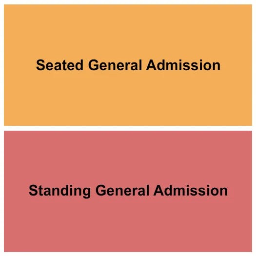 9 30 CLUB GA SEATED GA SRO Seating Map Seating Chart