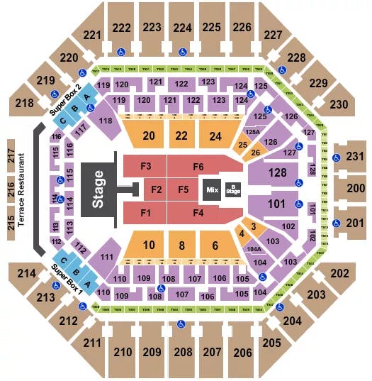  ENDSTAGE 3 Seating Map Seating Chart