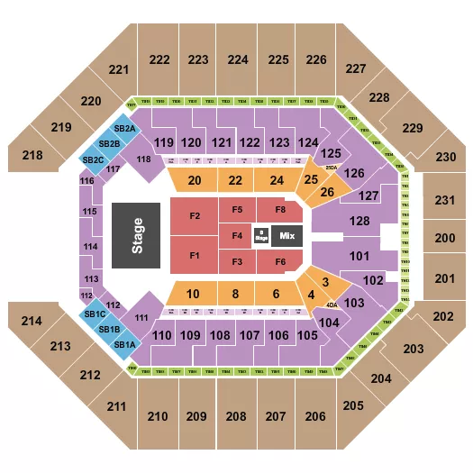  MARC ANTHONY Seating Map Seating Chart