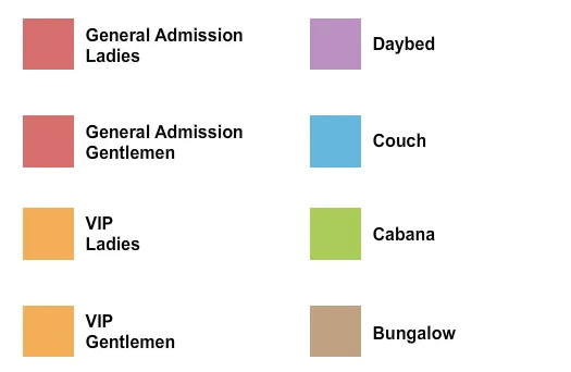  CLUB Seating Map Seating Chart