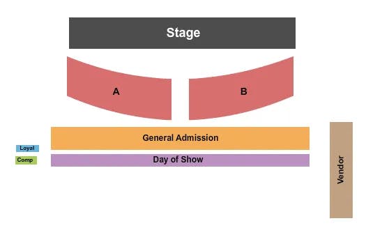  RESERVED GA Seating Map Seating Chart