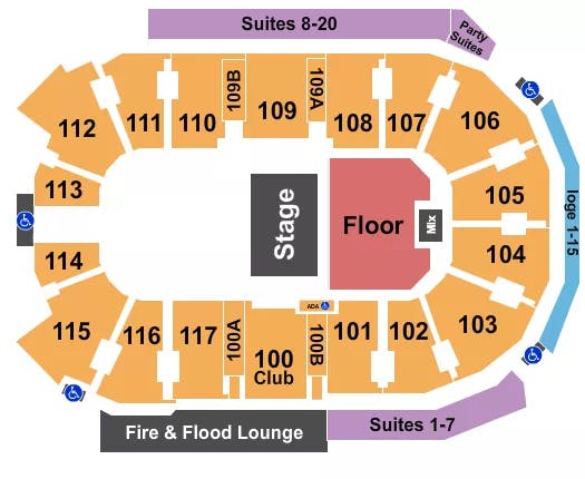  HALFHOUSE 3 Seating Map Seating Chart