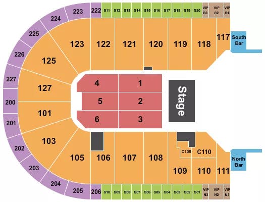  RAMON AYALA Seating Map Seating Chart