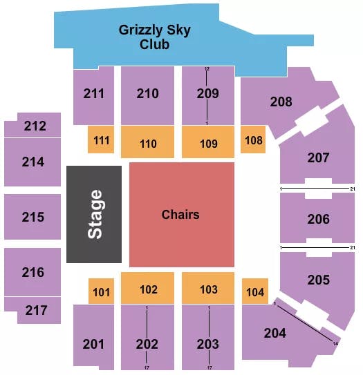  LUDACRIS Seating Map Seating Chart