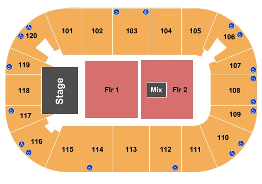  HAIM Seating Map Seating Chart