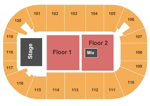  SRO FLOOR Seating Map Seating Chart