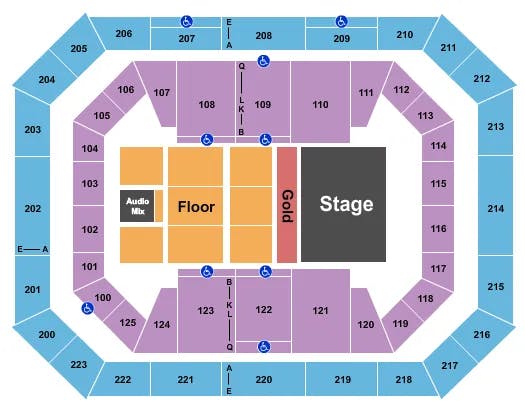  HOWIE MANDEL Seating Map Seating Chart