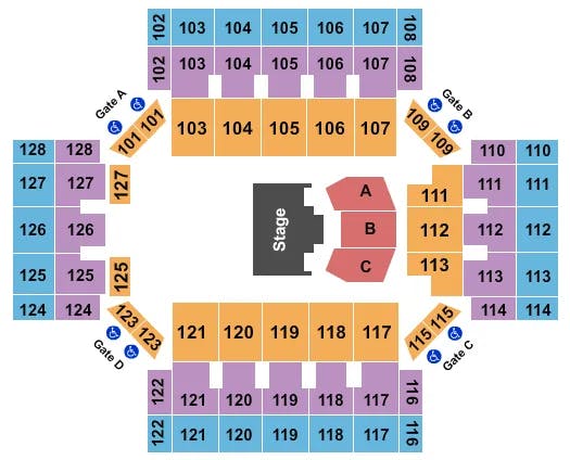  SESAME STREET LIVE Seating Map Seating Chart