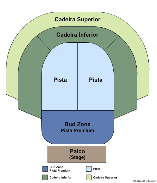  PAUL MCCARTNEY Seating Map Seating Chart