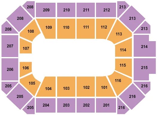  PBR Seating Map Seating Chart