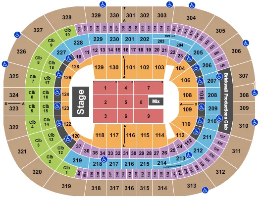  CIRQUE MUSICA HOLIDAY Seating Map Seating Chart