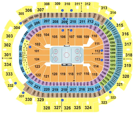  HOCKEY Seating Map Seating Chart