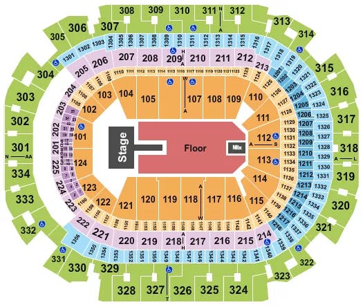  PLAYBOI CARTI Seating Map Seating Chart