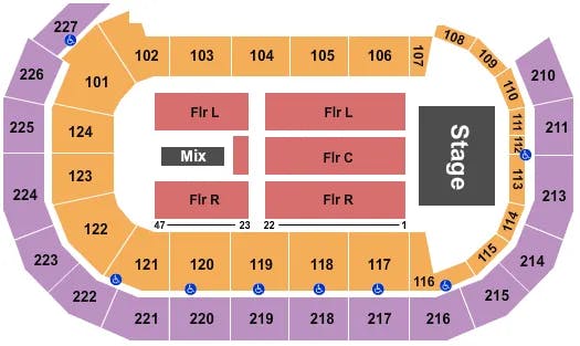  STYX Seating Map Seating Chart