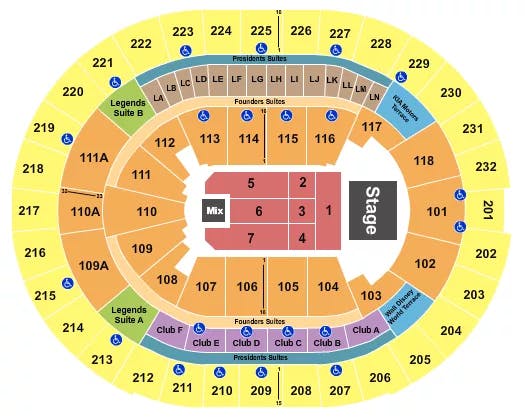  FLR 1 7 1 IN FRONT Seating Map Seating Chart