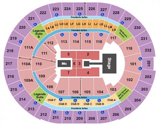  PINK Seating Map Seating Chart