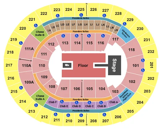  SANTA FE KLAN Seating Map Seating Chart