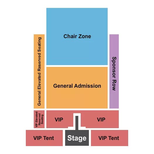  ROCK THE COUNTRY Seating Map Seating Chart