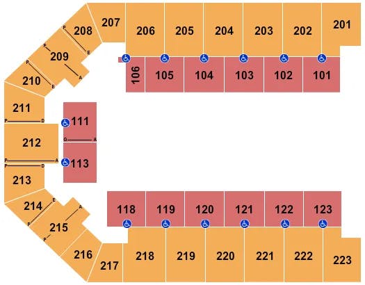  OPEN FLOOR Seating Map Seating Chart