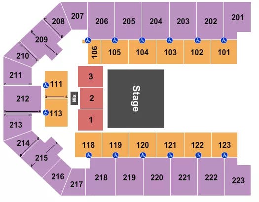  QUARTER HOUSE 2 Seating Map Seating Chart