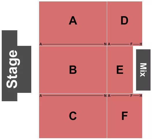  ENDSTAGE Seating Map Seating Chart