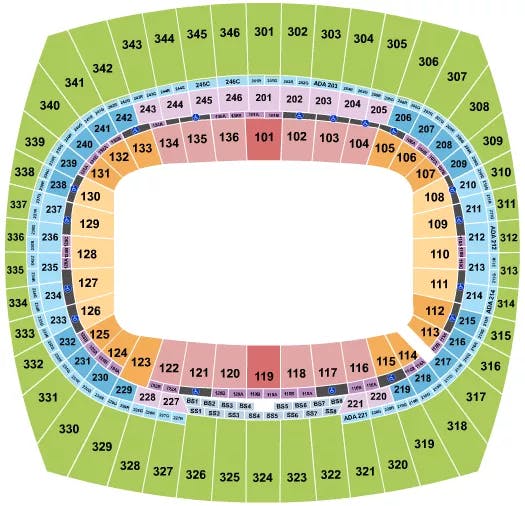  OPEN FLOOR Seating Map Seating Chart