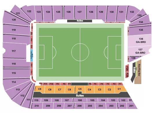  SOCCER2 Seating Map Seating Chart