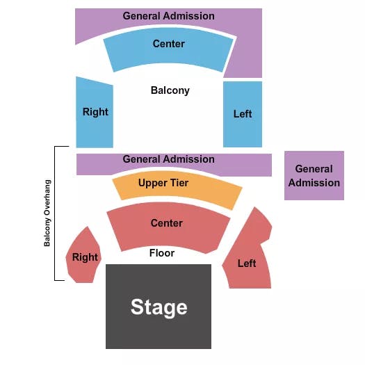 AURA ME END STAGE 2 Seating Map Seating Chart