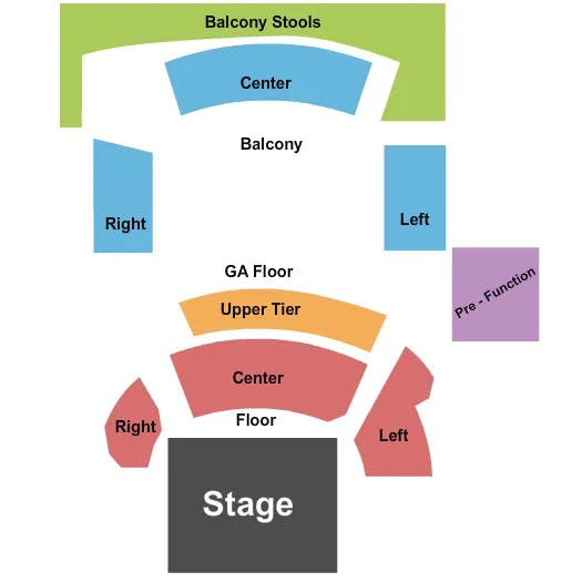 AURA ME GARY GULMAN Seating Map Seating Chart