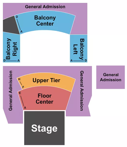 AURA ME ENDSTAGE 3 Seating Map Seating Chart