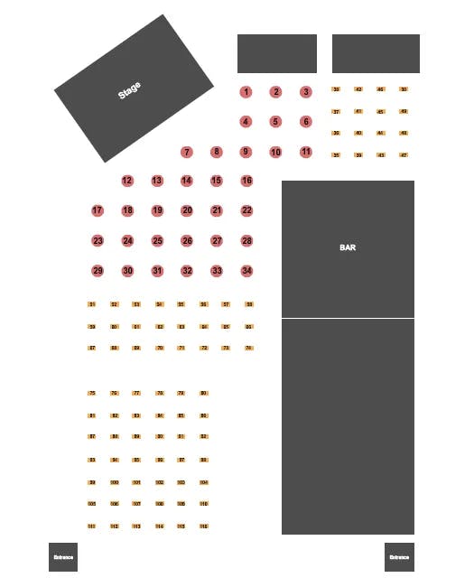  JAMEY JOHNSON RANDY HOUSER Seating Map Seating Chart