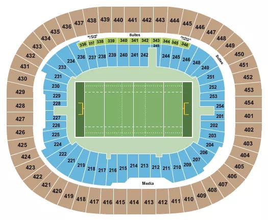  RUGBY 2 Seating Map Seating Chart
