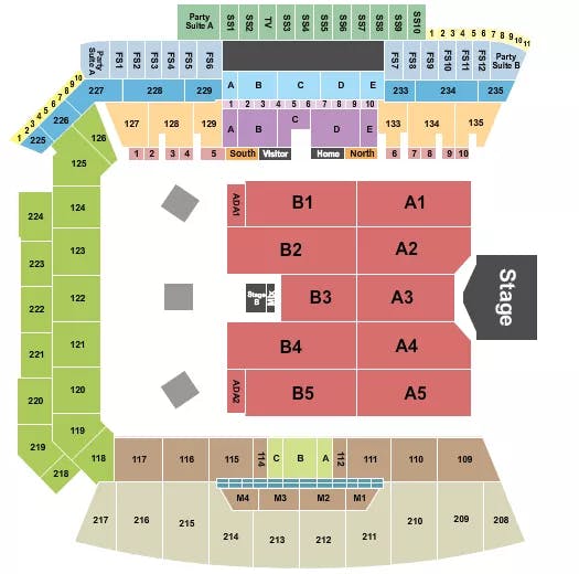  GRUPO FIRME Seating Map Seating Chart