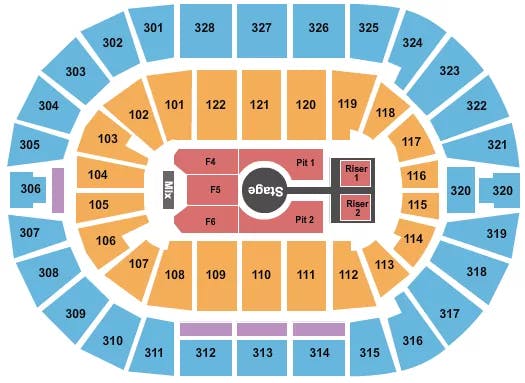  PESO PLUMA Seating Map Seating Chart