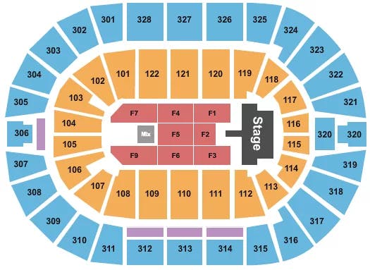  SANTA FE KLAN Seating Map Seating Chart