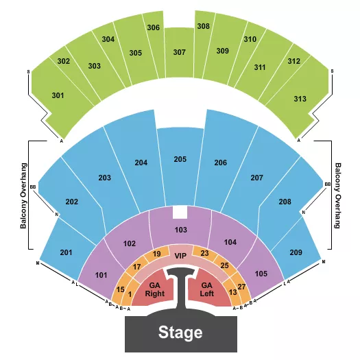  SCORPIONS Seating Map Seating Chart
