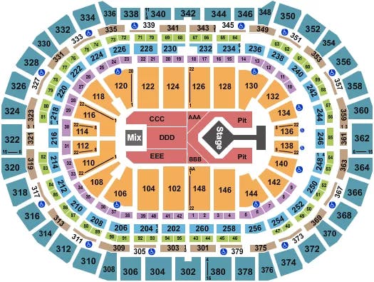  BLINK 182 2 Seating Map Seating Chart