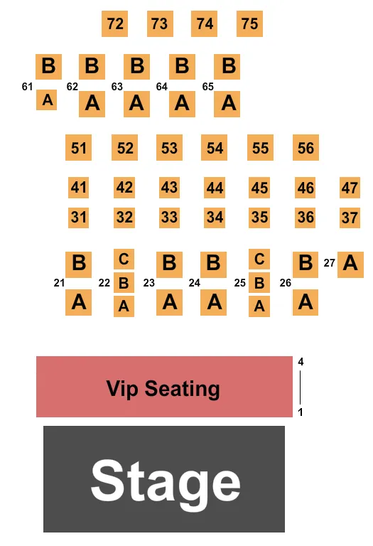  MYLES KENNEDY Seating Map Seating Chart