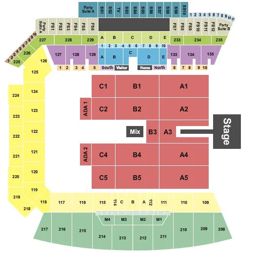  RBD Seating Map Seating Chart