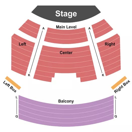  END STAGE Seating Map Seating Chart