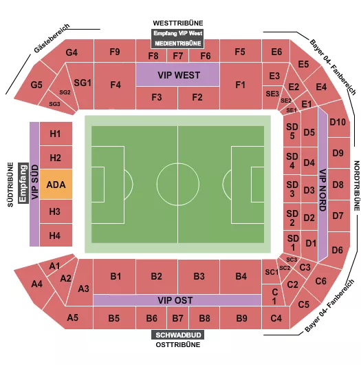 SOCCER STATIC Seating Map Seating Chart