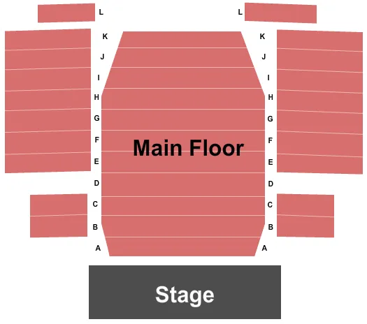  END STAGE Seating Map Seating Chart