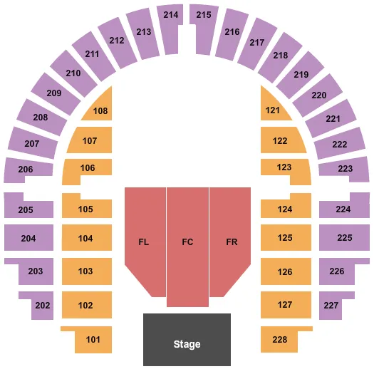  RODNEY CARRINGTON Seating Map Seating Chart