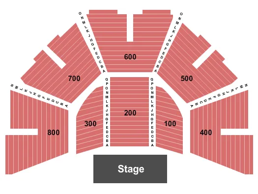  ENDSTAGE Seating Map Seating Chart