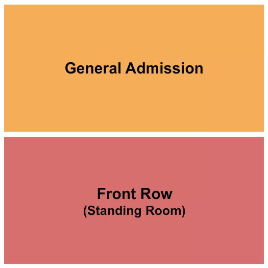  FRONT ROW GA Seating Map Seating Chart