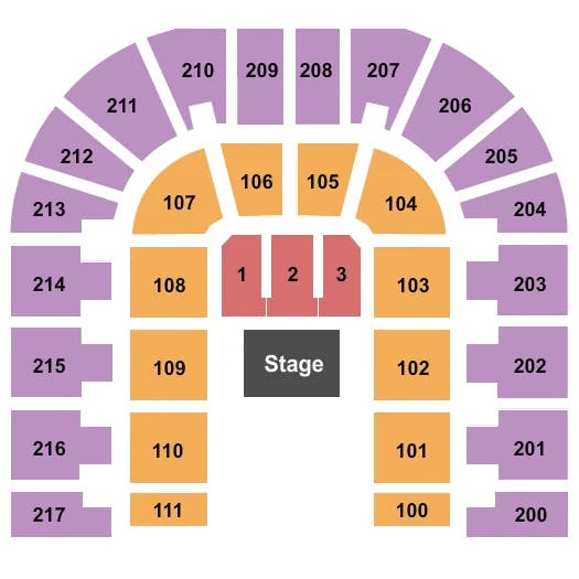  GEORGE LOPEZ Seating Map Seating Chart