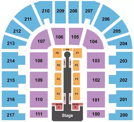  JENNIFER LOPEZ Seating Map Seating Chart