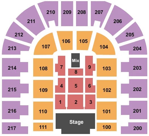  LUIS MIGUEL Seating Map Seating Chart
